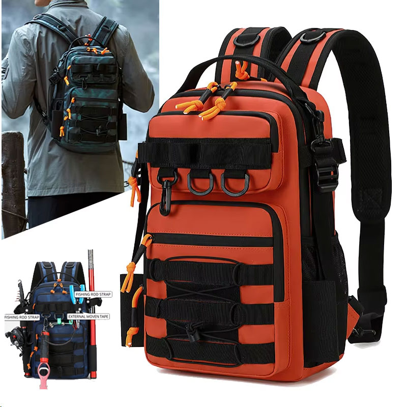 Fishing Equipment Bag - Mochila tática de pesca para acampamento,