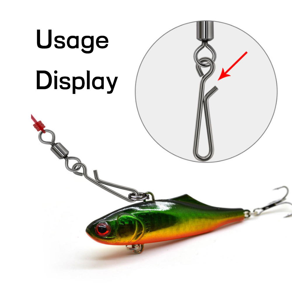 100 unidades de mosquetões de  - Fishing Equipment Cheap avaliação e preço